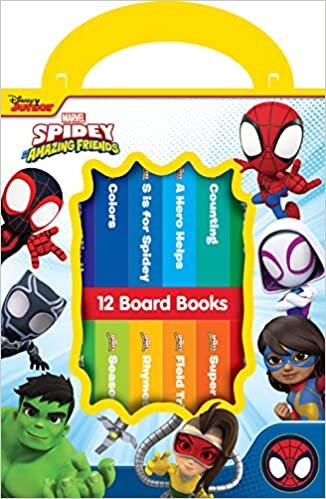Disney Junior Marvel Spidey and His Amazing Friends: 12 Board Books: 12 Board Books
