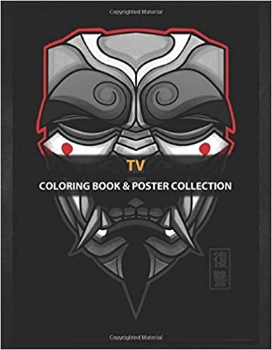 okumak Coloring Book &amp; Poster Collection: Tv Illustration Of V For Vendetta As A Japanese Oni Mask Comics
