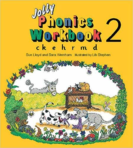 okumak Jolly Phonics Workbook 2: ck, e, h, r, m, d