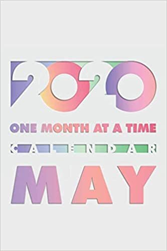 okumak 2020 One month at a time calendar May: A blank journal with a calendar for one month. Perfect to carry around, wrack and tear, without having a heavy agenda in your bag.