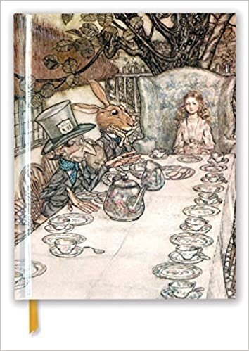 okumak Rackham. Alice in Wonderland Tea Party (Blank Sketc.h Book) (Luxury Sketc.h Books) (Premium Skizzenbuch)