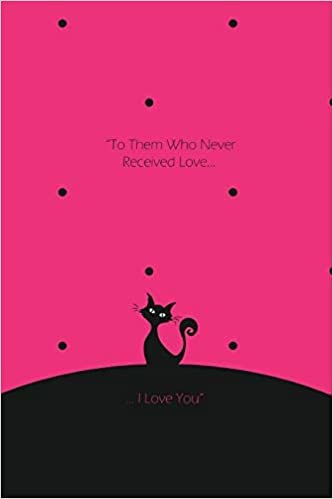 I love You Notebook, Blank Write-in Journal, Dotted Lines, Wide Ruled, Medium (A5) 6 x 9 In (Pink)