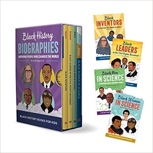 Black History Biographies 4 Book Box Set: Inspiring People Who Changed the World for Kids Ages 8-12 (Black History Books for Kids)