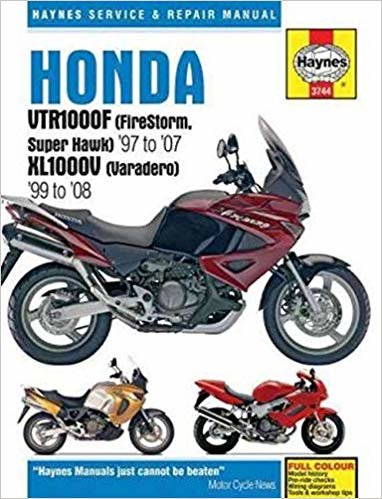 okumak Honda VTR1000F (Firestorm, Superhawk) &amp; Xl1000V (V