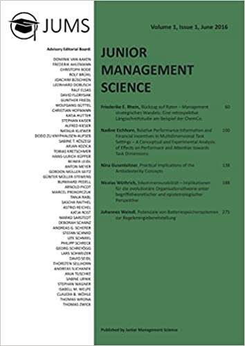 okumak Junior Management Science, Volume 1, Issue 1, June 2016