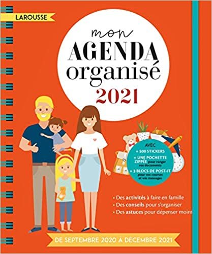 okumak Mon agenda organisé 2021 (Calendrier - Famille (31263))