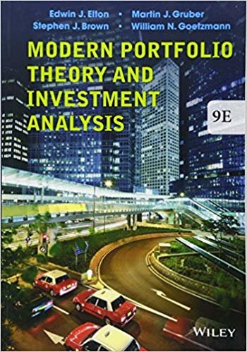 okumak Modern Portfolio Theory and Investment Analysis