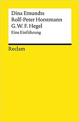 okumak G. W. F. Hegel: Eine Einführung (Reclams Universal-Bibliothek): 18167