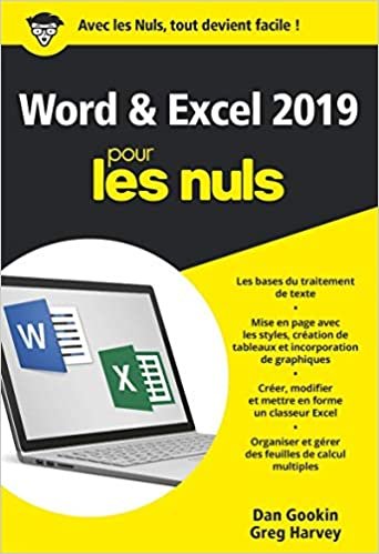 okumak Word et Excel 2019 Poche Pour les Nuls