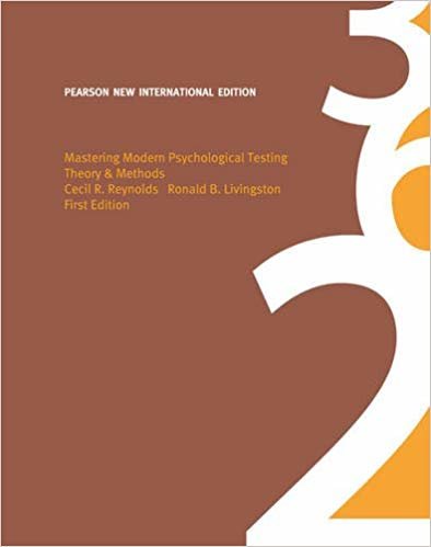 okumak Mastering Modern Psychological Testing: Pearson New International Edition: Theory &amp; Methods