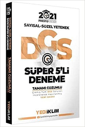 okumak Yediiklim 2021 DGS Prestij Serisi Tamamı Çözümlü Süper 5 Deneme