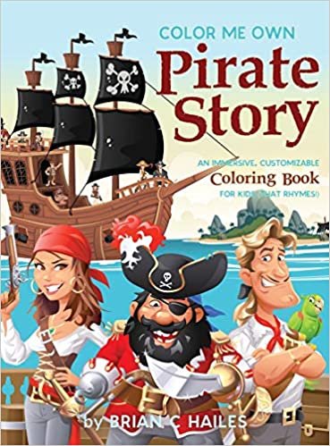 okumak Color Me Own Pirate Story: An Immersive, Customizable Coloring Book for Kids (That Rhymes!) (Color My Own): 15