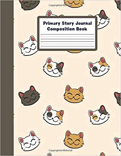 okumak Cats Primary Story Journal Composition: Dotted Midline and Picture Space Grades K-2 Composition School Exercise Book 120 Story Pages (Cute Cats ... Drawing and Primary Ruled Lines for Creative.