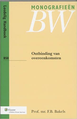 okumak Ontbinding van overeenkomsten (Monografieen BW)