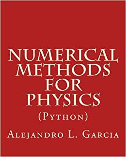 okumak Numerical Methods for Physics (Python)