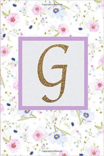 okumak G. Monogram Initial G Cover. Blank Lined Journal Notebook Planner Diary.