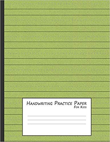 okumak Handwriting Practice Paper for Kids: A Workbook for Learning to Write Alphabets &amp; Numbers – Green Foam (Writing Exercise Stationery)
