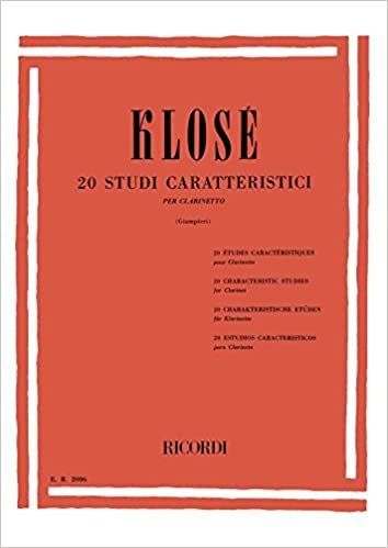 okumak 20 Studi Caratteristici Clarinette