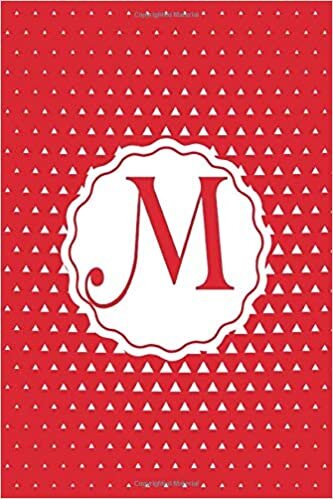 okumak M Cute Initial Monogram Letter M College Ruled Notebook With Red Color Lined Notebook/Journal 120 Pages University Graduation gift: Black and white ... Initial Journal, Monogrammed Notebook, Col