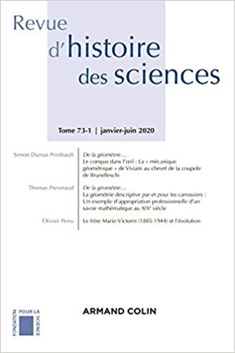 okumak Revue d&#39;histoire des sciences 1/2020 Varia: Varia
