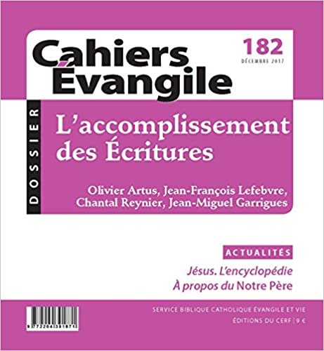 okumak CE-182 L&#39;accomplissement des Ecritures (Cahiers évangiles)
