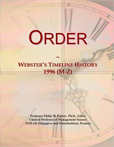 okumak Order: Webster&#39;s Timeline History, 1996 (M-Z)