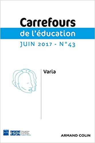 okumak Carrefours de l&#39;éducation n°43 (1/2017) Varia: Varia