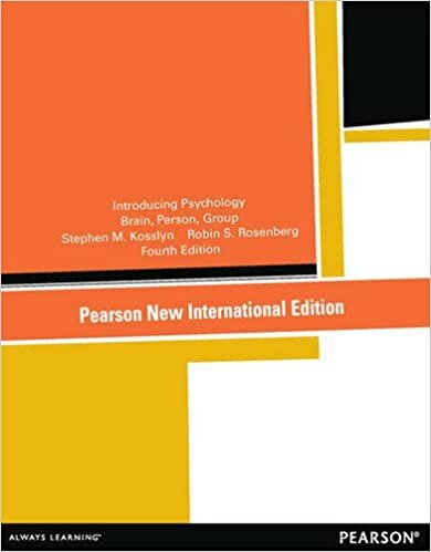 okumak Introducing Psychology: Pearson New International Edition: Brain, Person, Group