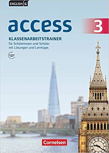 okumak English G Access - Allgemeine Ausgabe: English G Access Baden-Württemberg Band 3: 7. Schuljahr Klassenarbeitstrainer mit Audios online, Lösungen und Lerntipps