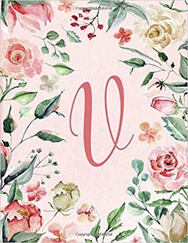 okumak 2020-2022 Calendar – Letter U – Pink Green Floral Design: 3-Year Monthly Calendar &amp; Planner, 8.5”x11”, Personalized with Initials. (Letter/Initial U - ... Floral Design 3-Yr Calendar Alphabet Series)