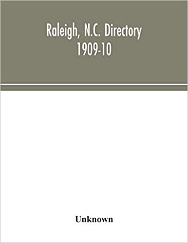 okumak Raleigh, N.C. directory 1909-10