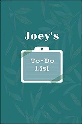 okumak Joey&#39;s To˗Do list: Checklist Notebook | Daily Planner Undated Time Management Notebook