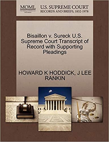 okumak Bisaillon v. Sureck U.S. Supreme Court Transcript of Record with Supporting Pleadings