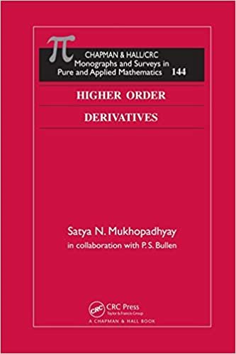 okumak Higher Order Derivatives (Monographs and Surveys in Pure and Applied Mathematics)