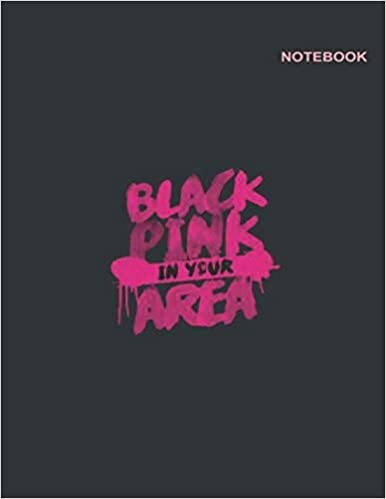 okumak Blackpink mini notebook: Lined Pages, 8.5 x 11, 110 Pages, Backpink in your area Style Cover.