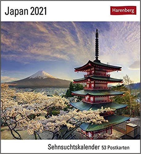 okumak Japan Kalender 2021: Sehnsuchtskalender, 53 Postkarten