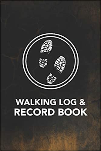okumak Walking Log &amp; Record Book: Notebook to Log Track and Record Your Healthy Lifestyle and Fitness Goals (2530 Walking Entries) (Walking Log &amp; Record Book Series)