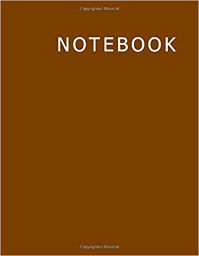 okumak Line Journal Composition Notebook: Line Journal Notebook, Lined Paper, 120 Sheets (Large, 8.5 x 11), Chocolate Cover