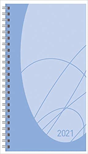 okumak Taschenkalender Modus XL Flexi Colourlux aqua 2021: Terminplaner mit Wochenkalendarium. Ringbuch mit Hardcover. 1 Woche 2 Seiten. 8,7 x 15,3 cm