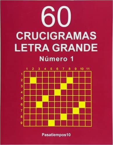 okumak 60 Crucigramas Letra Grande - N. 1: Volume 1