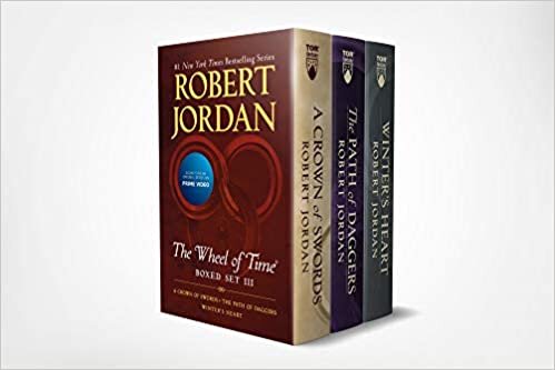 okumak Wheel of Time Premium Boxed Set III: Books 7-9 (a Crown of Swords, the Path of Daggers, Winter&#39;s Heart) (Wheel of Time)