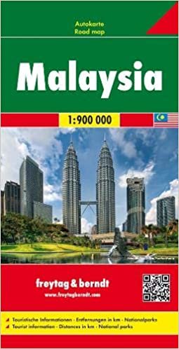 okumak Malaysia f&amp;b r/v (+r) 1/900: Wegenkaart 1:900 000