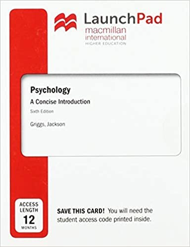okumak Launchpad for Psychology: A Concise Introduction Twelve-months Access