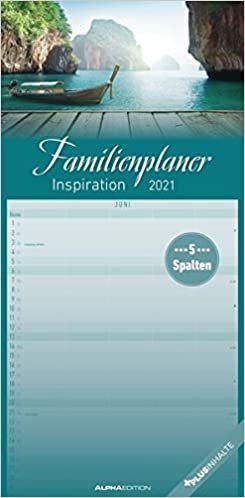 okumak Familienplaner Inspiration 2021: 5 Spalten