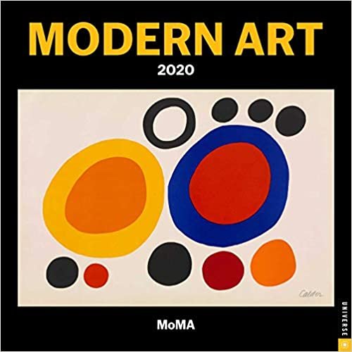 okumak Modern Art 2020 Mini Wall Calendar