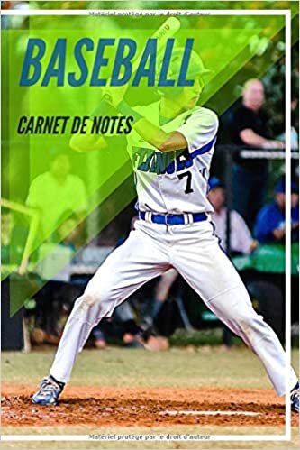 okumak Carnet de Notes Baseball: Journal, cahier, carnet baseball | Sport Sportif Athlète Joueur Fan Homme F Ado Collègue Coéquipier | 100 pages