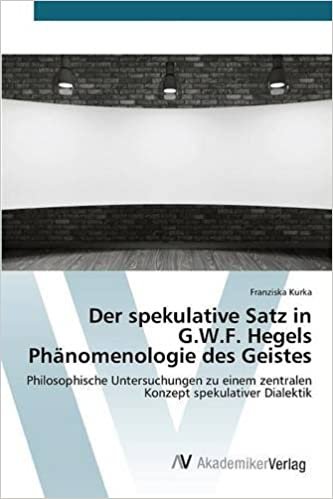 okumak Der spekulative Satz in G.W.F. Hegels Phänomenologie des Geistes