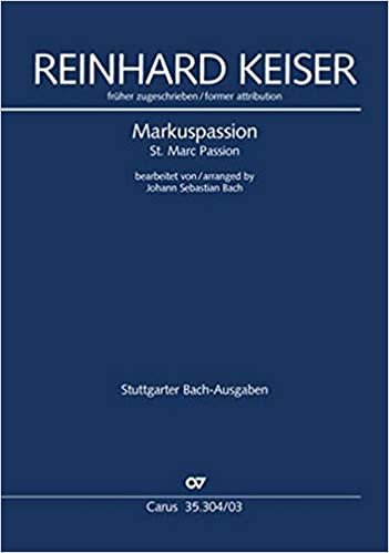 okumak Markuspassion: arrangiert von Johann Sebastian Bach