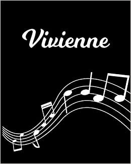 okumak Vivienne: Sheet Music Note Manuscript Notebook Paper | Personalized Custom First Name Initial V | Musician Composer Instrument Composition Book | 12 ... Guide | Create Compose &amp; Write Creative Songs