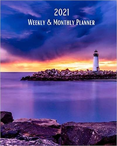 okumak 2021 Weekly and Monthly Planner: Lighthouse Under the Sunset- Monthly Calendar with U.S./UK/ Canadian/Christian/Jewish/Muslim Holidays– Calendar in ... Lighthouses Travel For Work Business School